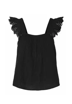 Блуза KIARA Pieces, черный