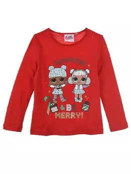 Блуза Kids Movie Heroes LOL SURPRISE, красный
