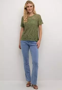 Блуза Kit Cream, масляно-зелёный