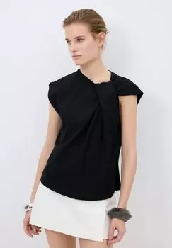 Блуза KNOT DETAILED - Basic T-shirt adL, черный