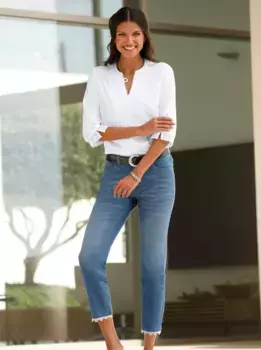 Блуза-комбинация Classic Basics, белый