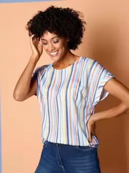 Блуза-комбинация Classic Basics, синий
