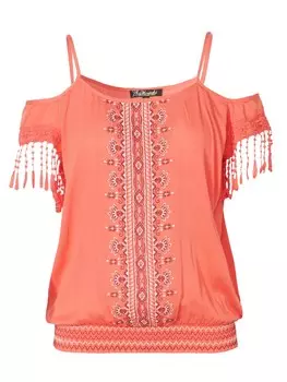 Блуза Koroshi, коралловый