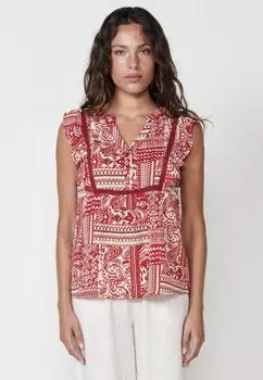 Блуза Koroshi, красный