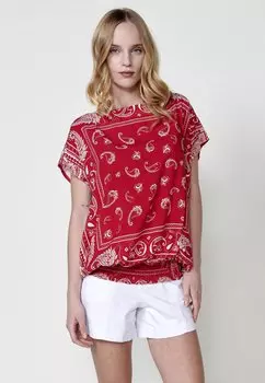 Блуза Koroshi, красный