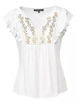 Блуза KOROSHI KURZRMELIGE FLEHEN, белый