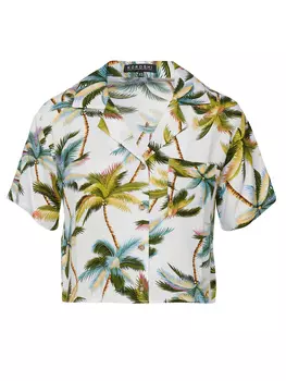 Блуза KOROSHI KURZRMELIGE FLEHEN, белый