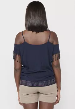 Блуза Koroshi, темно-синий