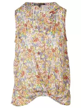 Блуза Koroshi, темно-синий/светло-голубой