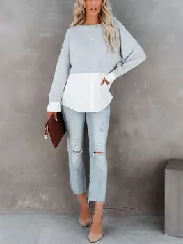 Блуза LA Angels, цвет Grau/Wei