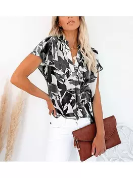 Блуза LA Angels, цвет schwarz/creme