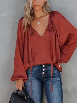 Блуза LA Angels, коньячный