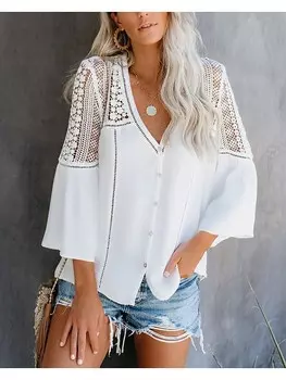 Блуза LA Angels, кремовый