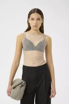 Блуза LAIA Gestuz, серо-коричневый