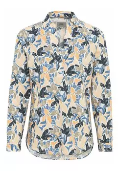 Блуза LANGARM AUS REINER camel active, темно-синий