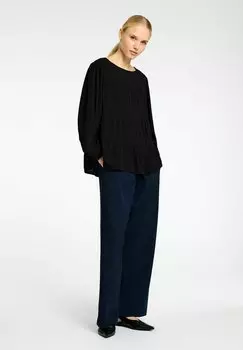 Блуза LANGARM Selected Femme, черный