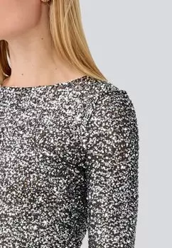 Блуза LARA Modstrm, серебристый