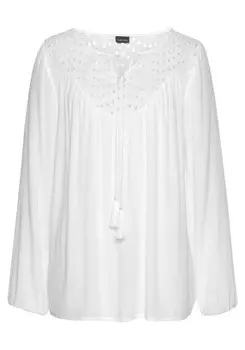 Блуза Lascana, белый