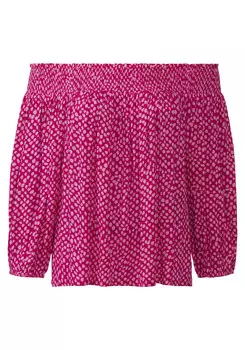 Блуза LASCANA Carmen, розовый