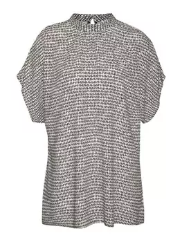 Блуза LASCANA, цвет creme-schwarz bedruckt