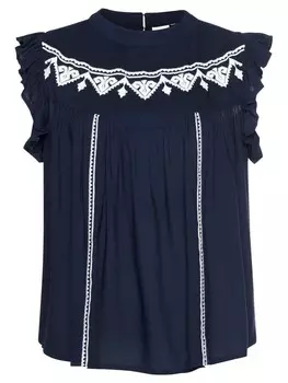 Блуза LASCANA, цвет marine-wei