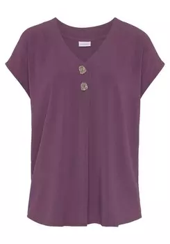 Блуза Lascana, фиолетовый