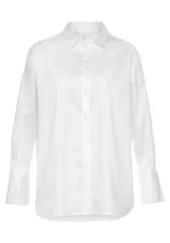 Блуза LASCANA Hemd, кремовый