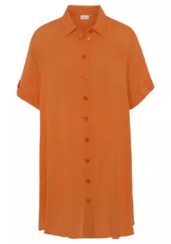 Блуза LASCANA Long, оранжевый