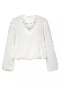 Блуза LASCANA Schlupf, кремовый