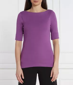 Блуза LAUREN RALPH LAUREN Regular Fit, фиолетовый
