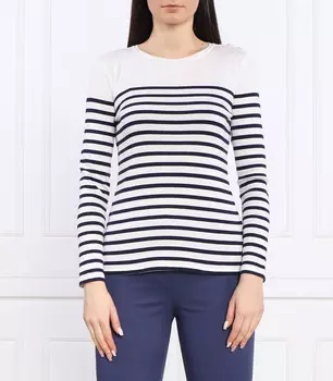 Блуза LAUREN RALPH LAUREN Slim Fit, белый