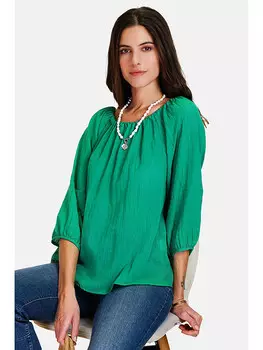 Блуза Le Jardin du Lin, зеленый