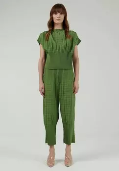 Блуза Leem, оливковый