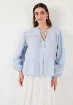 Блуза LELA, светло-голубой