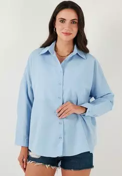 Блуза LELA, светло-голубой