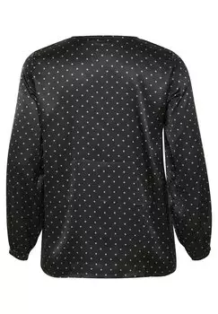 Блуза LENA Kaffe Curve, черный
