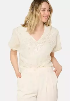 Блуза LEOPARD SEQUIN LolaLiza, бежевый