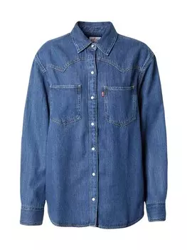 Блуза LEVI'S TEODORA WESTERN SHIRT, синий джинсовый