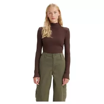 Блуза Levis Flora Mockneck, коричневый