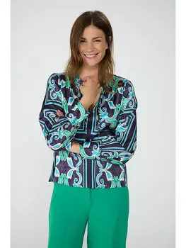 Блуза LIEBLINGSSTCK, цвет Trkis/Dunkelblau