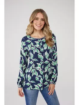 Блуза LIEBLINGSSTCK Raffaela, темно-синий