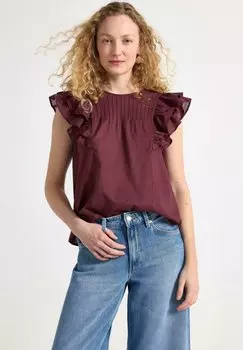 Блуза Lindex, темно-красный