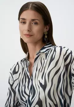 Блуза LINE PATTERNED LONG SLEEVE Jimmy Key, темно-синий