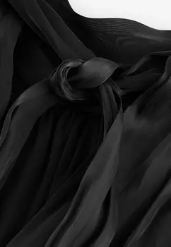 Блуза LIQUID PLEATED HALTER Next, черный