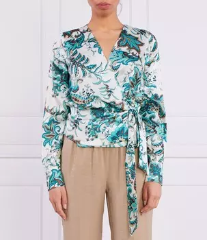 Блуза Liu Jo Regular Fit, бирюзовый