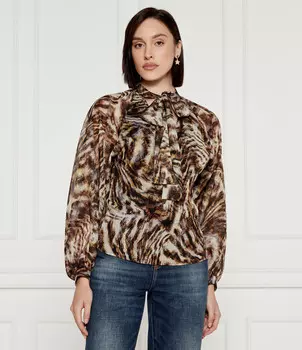 Блуза Liu Jo Regular Fit, коричневый