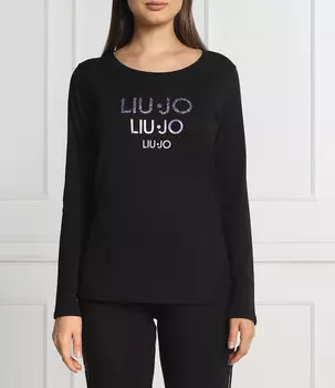 Блуза Liu Jo Sport slim fit, черный