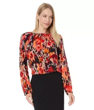 Блуза Liverpool Los Angeles Long, цвет Burnt Orange Floral