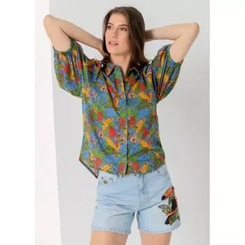 Блуза Lois Jeans Tropical 3/4, Разноцветный