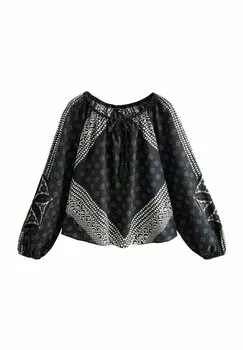Блуза LONG SLEEVE Next, синий